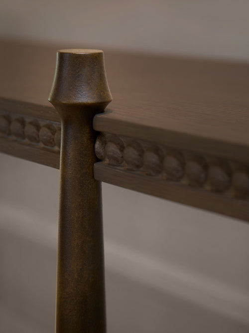 Morley Console - Mid Oak