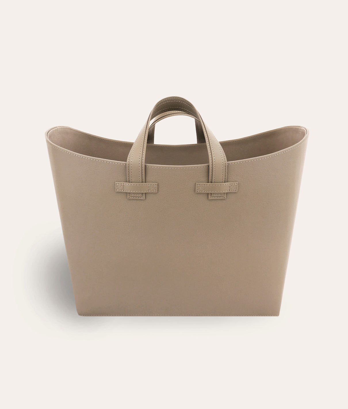 Adler Leather Basket - Sand