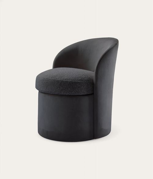 Sienna Dressing Table Chair - Ink