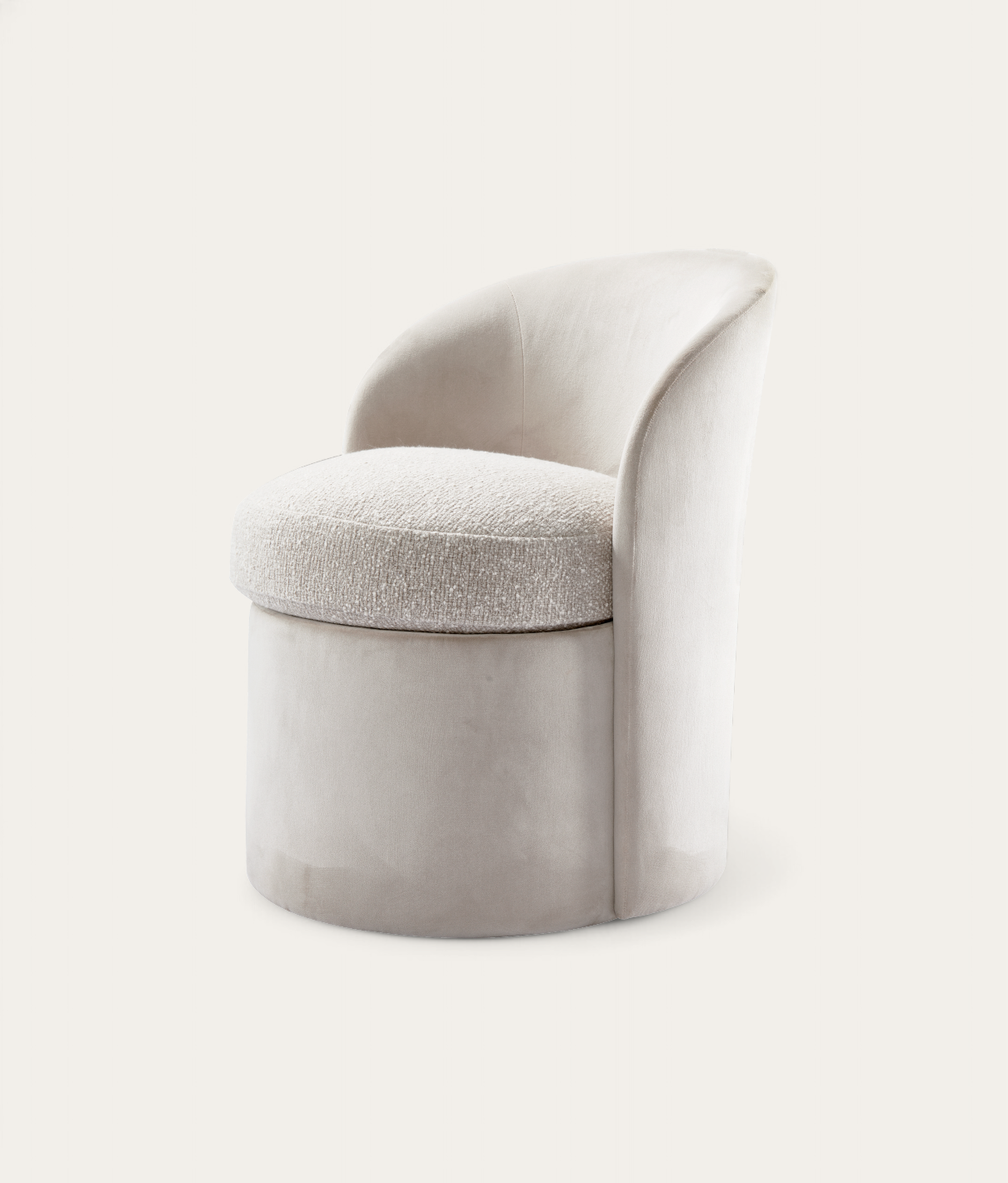 Sienna Dressing Table Chair - Ivory