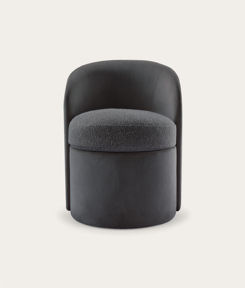 Sienna Dressing Table Chair - Ink