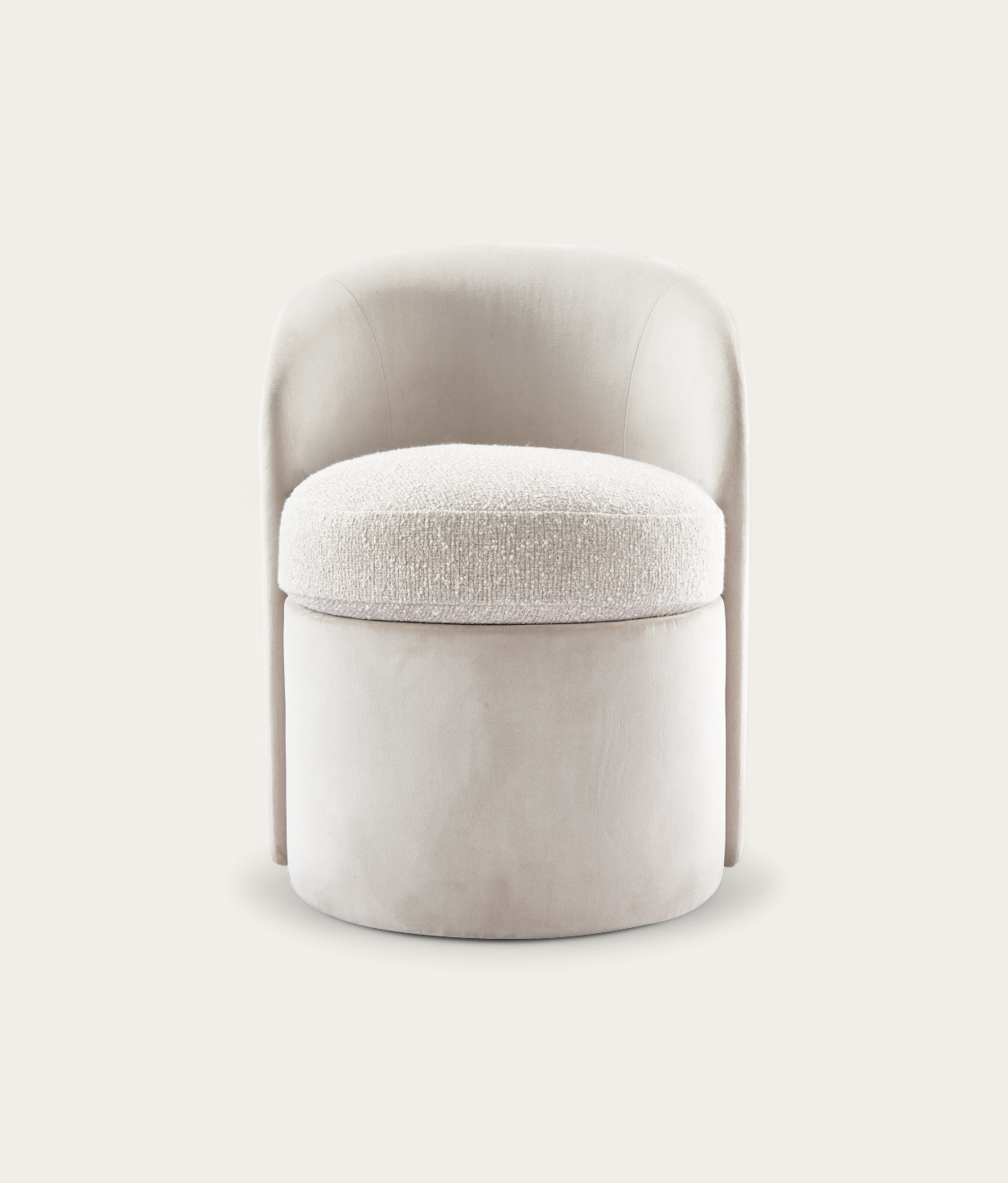 Sienna Dressing Table Chair - Ivory
