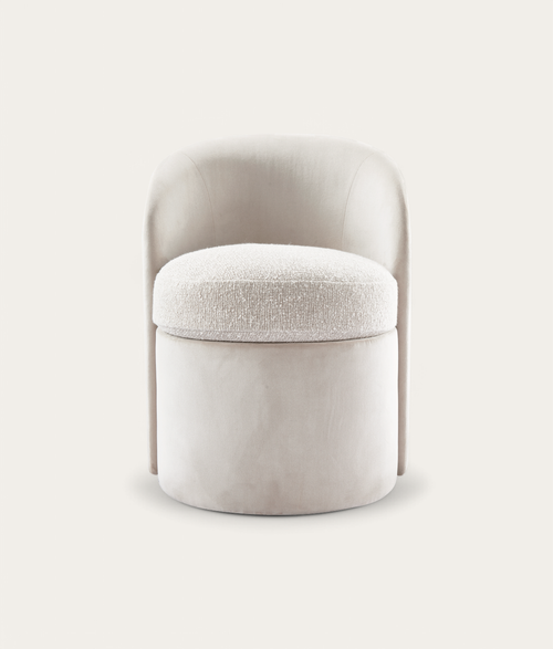 Sienna Dressing Table Chair - Ivory