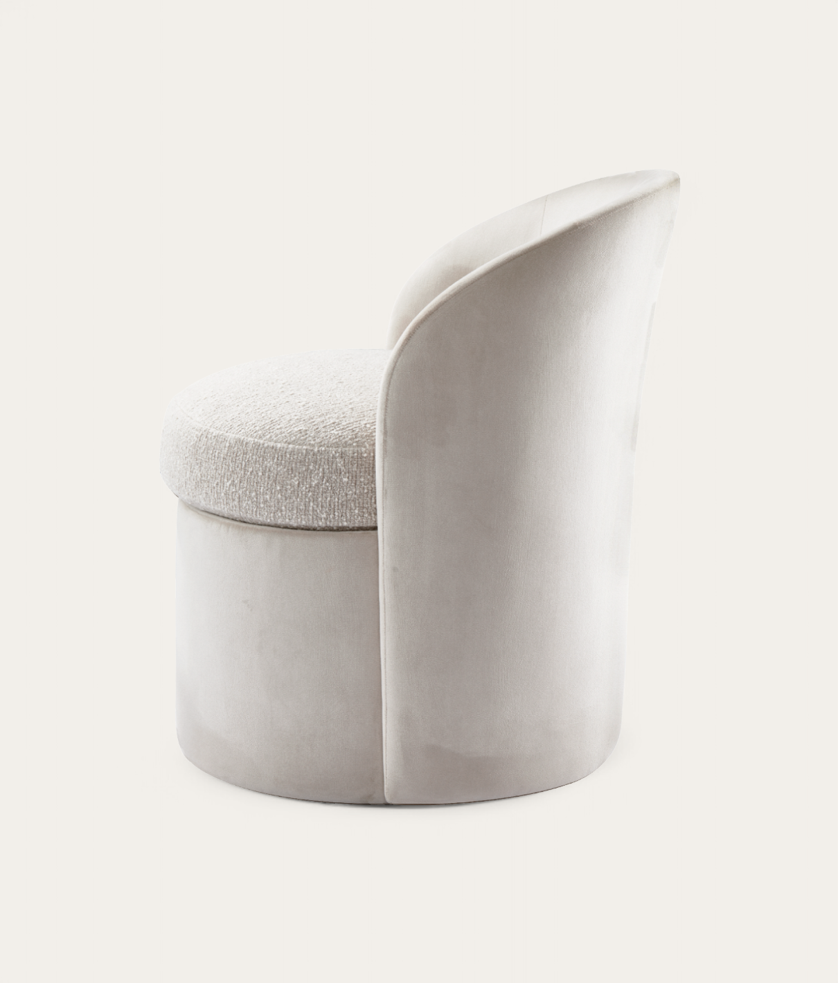 Sienna Dressing Table Chair - Ivory