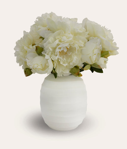 White Peony Bouquet - Small