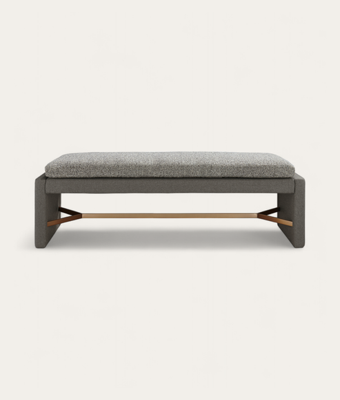 Soho Bench - Slate – Laura Hammett Living