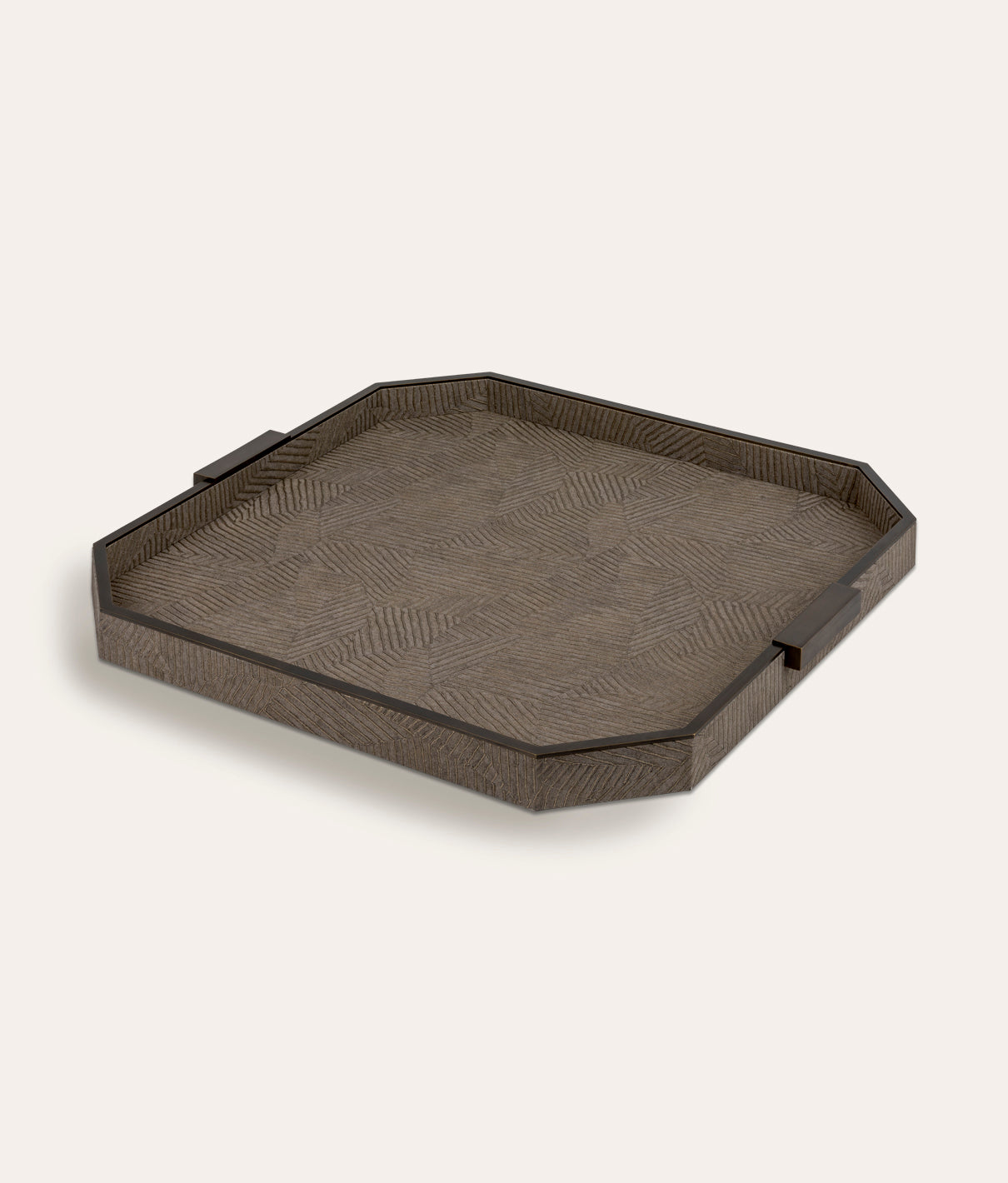 Elemental Square Tray - Bronze – Laura Hammett Living