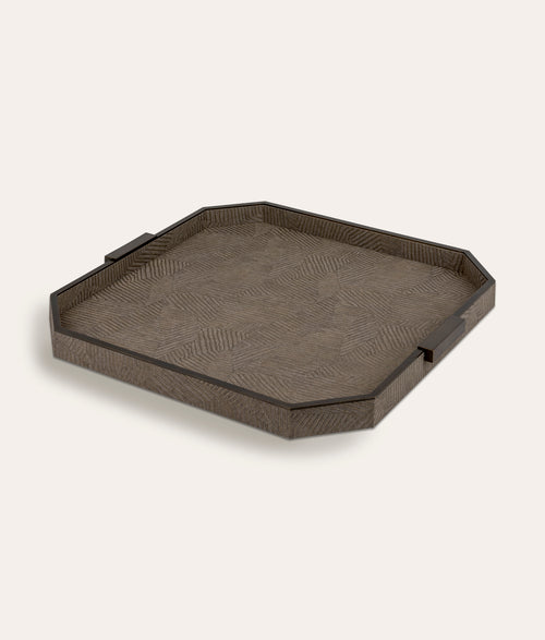 Elemental Square Tray - Bronze