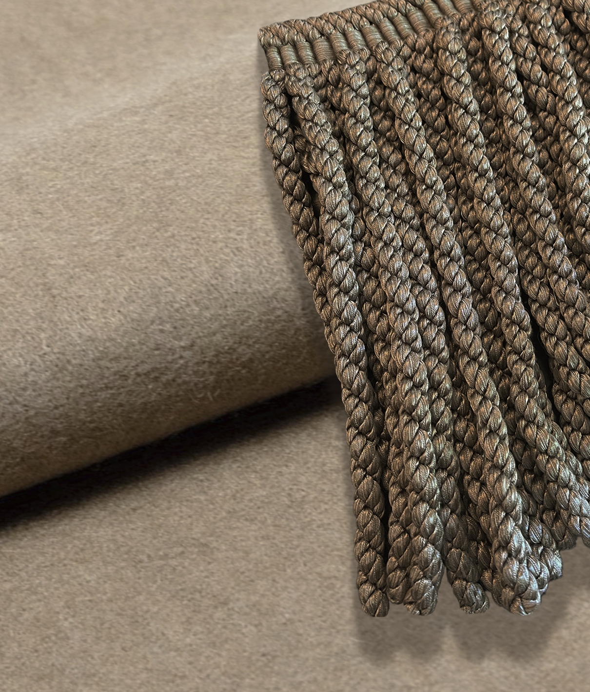 Lupton Sofa - Fringe - Stone