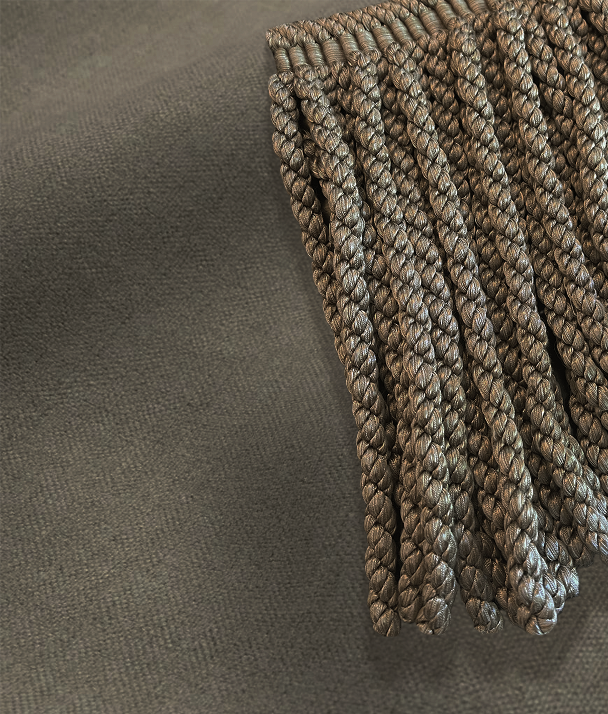 Lupton Sofa - Fringe - Truffle