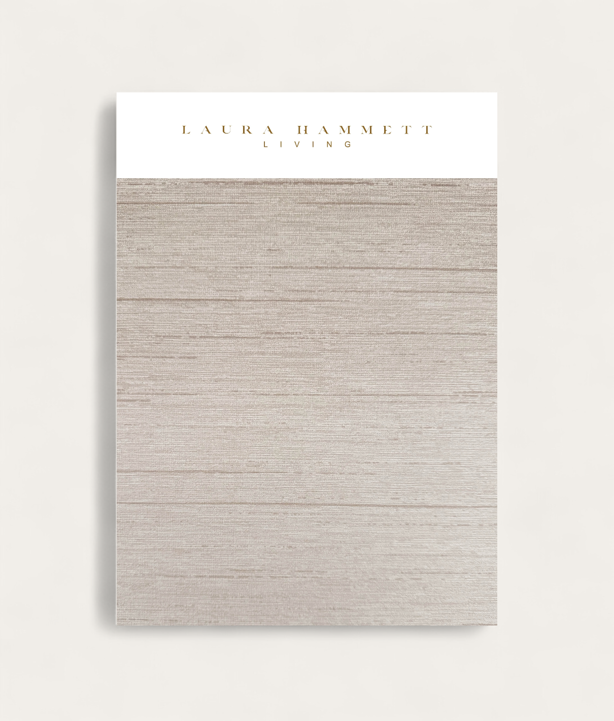 Wallpaper Sample - Sable Linen – Laura Hammett Living